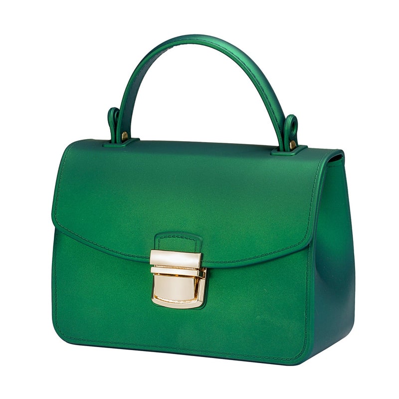 Chrysansmile Green Clutch Purses for Women Jelly Small Crossbody Bags Formal Evening Bags Top Handle Purses for Women Mini Tote Bag - Image 2
